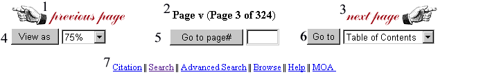 An image of the navigation bar.  Contents listed below.